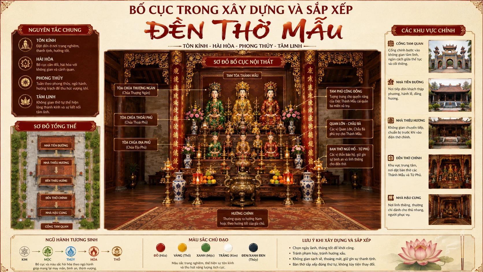 Từ không gian kiến trúc đến trật tự thờ tự trong tín ngưỡng Thờ Mẫu Tam phủ
