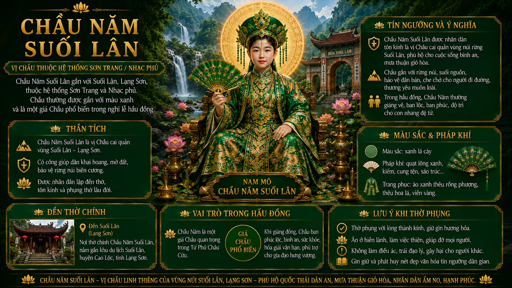 Chầu Năm Suối Lân